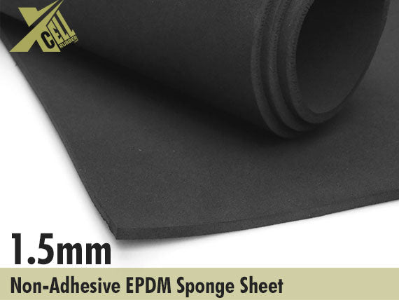 1.5mm Thick Non-Adhesive EPDM Sponge Sheet