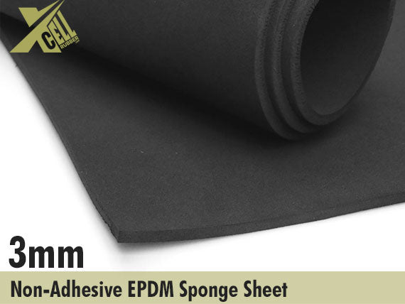 3mm Thick Non-Adhesive EPDM Sponge Sheet