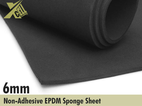 6mm Thick Non-Adhesive EPDM Sponge Sheet